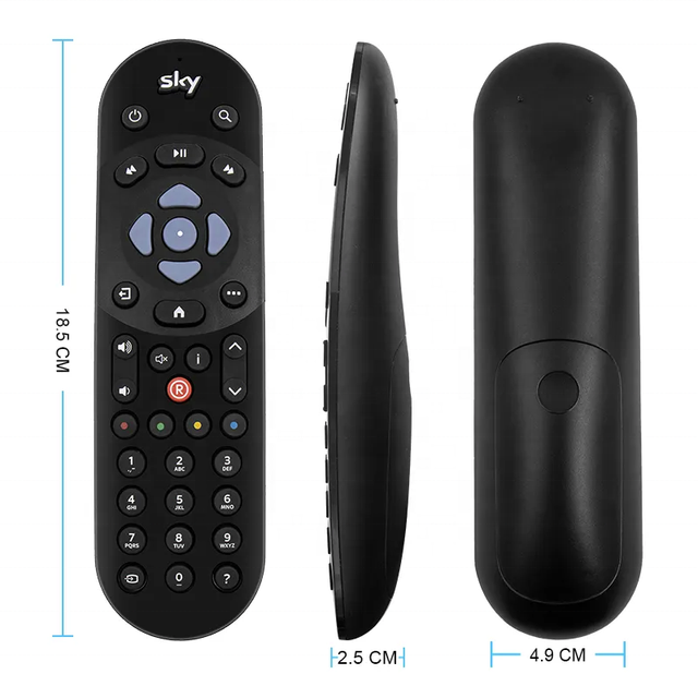 High Quality New Universal Infrared Remote Control Replacement for Sky Q Set Top Box Remote Control for UK Market