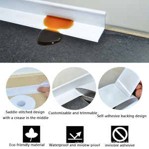 Cinta selladora de tira de sellado de pared de moho de Pvc impermeable para Borde de lavabo de fregadero de cocina - Product Image 4