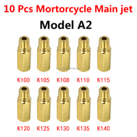 Gicleur principal de carburateur de moto, accessoire pour carburateurs Keihin Mikuni Oko Koso PWK PE PWM NSR KSR PD PJ CVK YBR CR