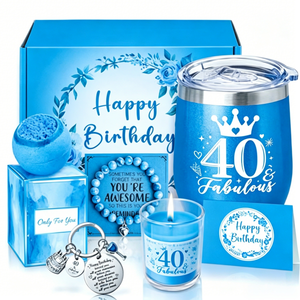 Cesta <span class=keywords><strong>de</strong></span> Regalo Exquisita Sheinly para el 40.º Cumpleaños para Mujeres - Para Mejores Amigas, Mamá, Esposa, Hija, Hermana, Novia y Compañera <span class=keywords><strong>de</strong></span> Trabajo - Product Image 2