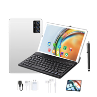 Tablet Android Económica de 10 Pulgadas, 3G 4G WiFi, Educativa, Octa Core, USB Tipo-C, 4GB+64GB de Memoria, Tablet PC MTK para Juegos y Negocios