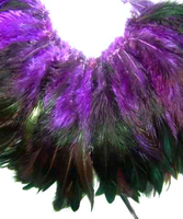 Teint Cock Coque Queue Poulet Coq Plume pour Artisanat DIY Costume Millnery Chapeau Accessoire Scène Fête Carnaval Mariage Décor
