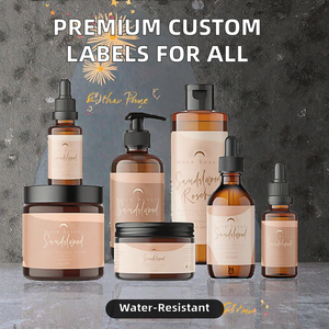 Etiquetas Adhesivas de Cobre Impermeables Personalizadas de Alta Calidad para Botellas de Cosméticos, Pasta de Dientes y Champú - Product Image 2