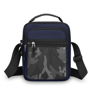 New Multifunctional Men's Camouflage <b>Sports</b> Outdoor Shoulder Crossbody <b>Bag</b> Trendy Large-Capacity Waterproof Design - Product Image 1