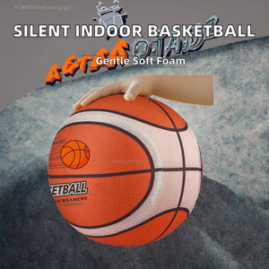 Balón de Baloncesto Silencioso WUNIQUE de Cuero para Entrenamiento, 7cm, N.° 5/7, Balón Silencioso para Interiores, para Niños y Adultos, Deportes en Casa - Product Image 2
