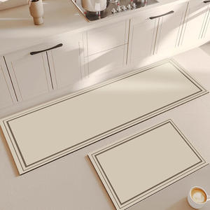 Tapis de sol en terre de diatomées Wabi Sabi, résistant à l'huile, antidérapant, pour la cuisine, la salle à manger et l'entrée - Product Image 1