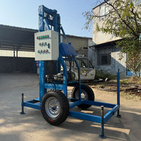 Plateforme de forage portable multifonctionnelle pour puits d'eau, facile à démonter, pour forage diesel