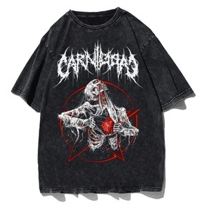 Camiseta Unisex de Attack Titan, Estilo <span class=keywords><strong>Anime</strong></span>, Corte Regular, Hip Hop, Streetwear, Vintage, Lavada, 100% Algodón, Manga Corta, Cuello Redondo, Verano - Product Image 2
