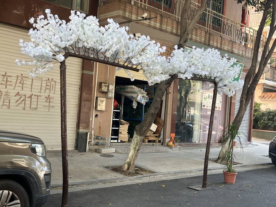 4 ft Artificial Cherry Blossom Tree for Photo Studio No Maintenance ...