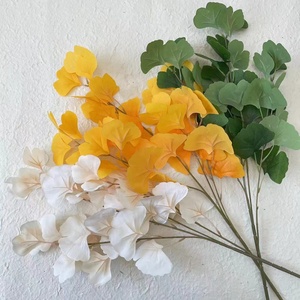 Décoration de feuille de <span class=keywords><strong>Ginkgo</strong></span> multicolore, feuilles de <span class=keywords><strong>Ginkgo</strong></span> artificielles, <span class=keywords><strong>tige</strong></span> de plante, feuille de <span class=keywords><strong>Ginkgo</strong></span> <span class=keywords><strong>Biloba</strong></span> A-609 - Product Image 3