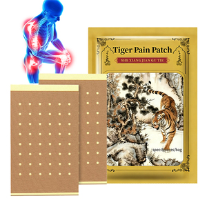 8 unidades/bolsa, Nuevos parches adhesivos médicos Tiger para el dolor, para tensión <span class=keywords><strong>muscular</strong></span>, dolor de espalda, dolor de rodilla, tela no tejida - Product Image 1