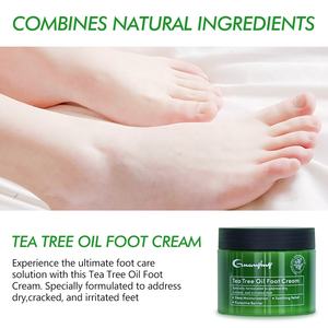 Crema para Pies de Árbol de Té al por Mayor para una Hidratación Profunda, Alivio Calmante y Protección de la Barrera Cutánea con Aceite de Árbol de Té, Aloe Vera y Vitamina E - Product Image 3
