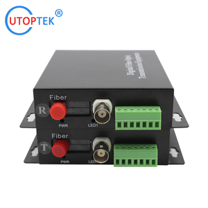 Convertidor de vídeo de fibra analógica de 1 canal Transmisor y receptor de datos de audio y vídeo coaxial con Red IP - Product Image 4