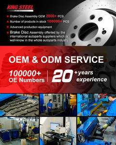 KINGSTEEL OEM 40206-1HL0B 402061HL0B Fabricant de pièces automobiles, disque de frein, rotor de frein avant pour <span class=keywords><strong>NISSAN</strong></span> VERSA - Product Image 5