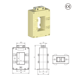 Transformateur de courant (CT) YADA certifié CE, haute précision classe 0.2, 0.2s, courant élevé 300A - 5000A / 1A 5A, pour système éolien - Product Image 3