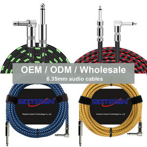 Personalizado 3 M <span class=keywords><strong>Cable</strong></span> Usb a 6,35mm <span class=keywords><strong>Cable</strong></span> <span class=keywords><strong>De</strong></span> Guitarra Electrica <span class=keywords><strong>De</strong></span> 3 Metros - Product Image 1