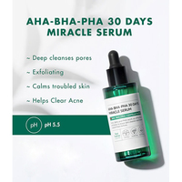 OEM AHA BHA PHA sérum arbre à thé feuille eau sébum soin des imperfections et élimine les cellules mortes soins de la peau du visage