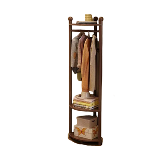 Miroir de <span class=keywords><strong>dressing</strong></span> pleine longueur miroir de sol à cadre en bois avec étagère de produits pour chambre ou salon pour la décoration intérieure - Product Image 3