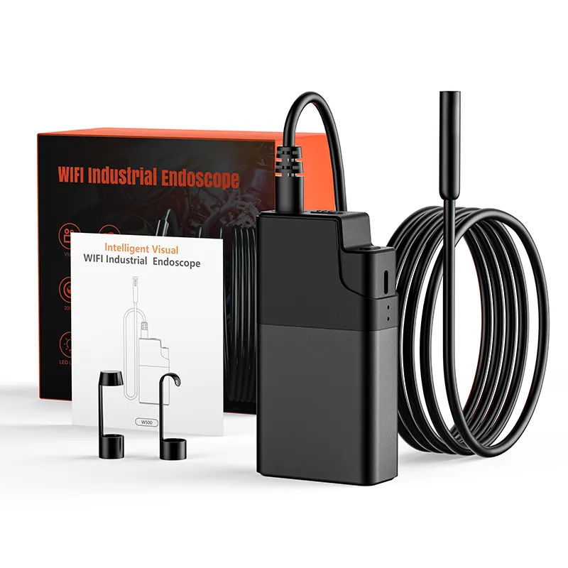 Anesok W500 Endoscope Snake wifi box Camera Waterproof IP67 USB Endoscope 3.9/5.5/8mm Borescope for Android and iOS