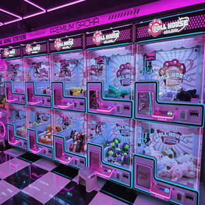 Máquina de garras comercial para juegos de arcade, operada con monedas, atrapa premios, con LED - Product Image 6