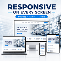 Conception de site web pour la fabrication industrielle et développement de commerce électronique B2B avec système de catalogue de produits, système RFQ et plateforme de portail commercial