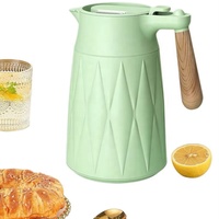 Thermos 1L avec doublure en verre et coque en plastique |   Bouteille d'eau thermique de 1000 ml |   Maintient au chaud et au froid 24h |   Vente en gros pour le marché brésilien