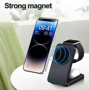 Cargador Inalámbrico 3 en 1 Más Popular, Soporte de Carga Rápida de 15 W, Magnético, Plegable, de Viaje, con Protección <span class=keywords><strong>OT</strong></span> para Múltiples Teléfonos, 9 V/2 A - Product Image 3