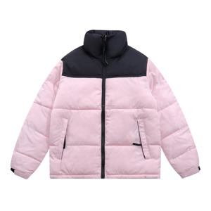 Chaqueta de Invierno Unisex de Marca de Diseñador, Chaqueta Acolchada Transpirable para Hombre y <span class=keywords><strong>Mujer</strong></span>, Abrigo <span class=keywords><strong>North</strong></span> Cotton Faces con Cierre de Cremallera, Talla Grande, Estilo Hip Hop - Product Image 5