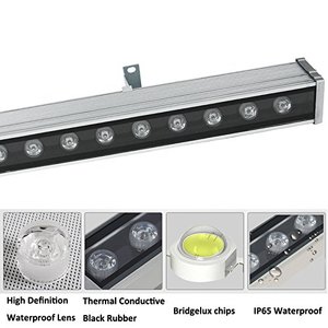 Projecteur mural linéaire LED étanche IP65 18W 24W 36W à changement de couleur avec corps en aluminium pour applications paysagères - Product Image 2
