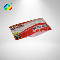 Sacs d'emballage personnalisés en plastique souple Ziplock pour leurres de pêche Impression par héliogravure avec logos et trou de suspension pour l'emballage
