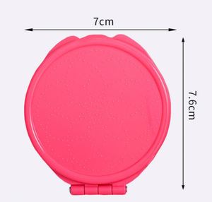<b>Round</b> Purses High Quality Cosmetic Portable Mini Compact Make up Makeup Pocket <b>Small</b> <b>Mirror</b> - Product Image 3