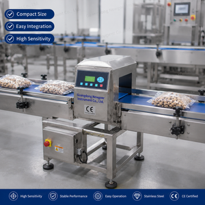 Petit détecteur de métaux pour l'industrie alimentaire NG-706, conception à circuit double boucle, sensibilité réglable séparément pour métaux ferreux et non ferreux - Product Image 1