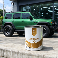 Peinture automobile acrylique Top Populaire 1K Vert Cristal Nacré, revêtement de personnalisation automobile, couleur incontournable