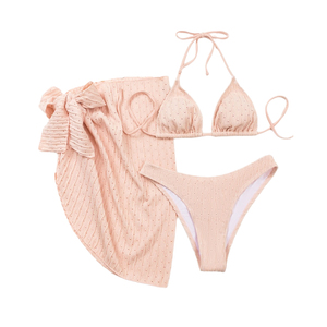 Nuevo <span class=keywords><strong>traje</strong></span> <span class=keywords><strong>de</strong></span> <span class=keywords><strong>baño</strong></span> sin espalda Sexy Color sólido Bikini conjuntos <span class=keywords><strong>de</strong></span> malla <span class=keywords><strong>Falda</strong></span> corta <span class=keywords><strong>traje</strong></span> <span class=keywords><strong>de</strong></span> <span class=keywords><strong>baño</strong></span> <span class=keywords><strong>de</strong></span> tres piezas para mujer - Product Image 5