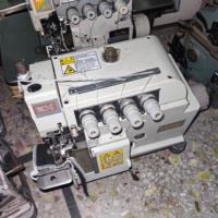 Machine à coudre surjeteuse automatique à grande vitesse PegasusEX5114 pour usage domestique avec quatre fils et moteur principal