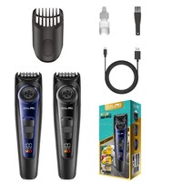 Tondeuse à cheveux DALING DL-1950 avec écran LED, recharge USB, réglage de la lame à 10 vitesses, moteur haute puissance avec forte puissance de coupe
