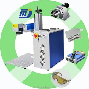 DMJ Widely used laser printing machine on metal portable fiber laser marking machine Raycus laser device