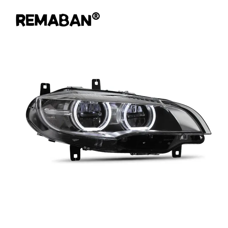 REMABAN For 2008-2013 BMW X6 E71 LED AFS Facelift Upgrade to 2014 2015 Year Headlights
