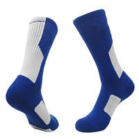 Vente en gros de chaussettes professionnelles rembourrées personnalisées, antidérapantes, épaisses, avec boucle en éponge, pour le basket-ball et le sport d'élite
