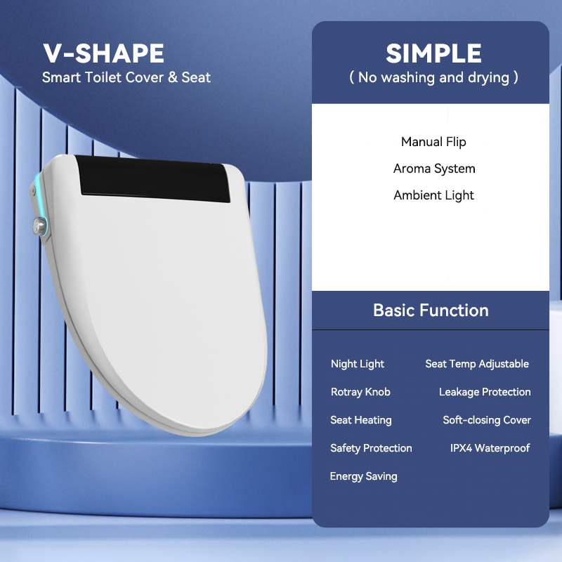 V-SHAPE (Version Poignée) Fonction Simple-Demi Noir
