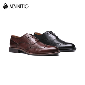 Custom Made Luxury Official Business Brown Leather Shoes for <strong>Men</strong> - Product Image 6