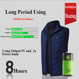 Xsunwing in STOCK 2-17 <strong>Heating</strong> Zones Heated Vest <strong>Gilet</strong> S-4XL Winter Outdoor Control Temperature USB Charging Waistcoat Warm Wear - Product Image 4