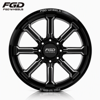Jantes forgées en alliage T6061 multi-PCD à concavité profonde, PCD 8x170 8x180, pour Ford Toyota Heavy-Duty Pickup, en promotion