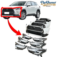 Oferta por Tiempo Limitado para Kit de Carrocería para Toyota Corolla Cross, Parachoques Delantero, Radiador, Rejillas, Faros LED, Guardabarros, Parabrisas, Protectores de Guardabarros