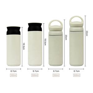 कस्टम लोगो 12oz/17 औंस/350 मिलीलीटर/500 मिलीलीटर/इंसुलेटेड थर्मल पानी की बोतलें मग इनडोर और आउटडोर कॉफी पीने के लिए - Product Image 2