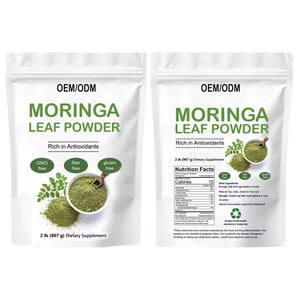 2LB Polvo de Hoja de Moringa Orgánica Antioxidante para Adultos 907g Sin Gluten Vegano Rico en Antioxidantes Extracto de Hoja de Moringa - Product Image 2