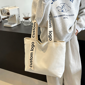 Bolsa de Compras de Lona de Algodón Orgánico Personalizable y Reciclable, Bolsa de Regalo Ecológica, Bolsa de Hombro de Lona de Algodón - Product Image 2
