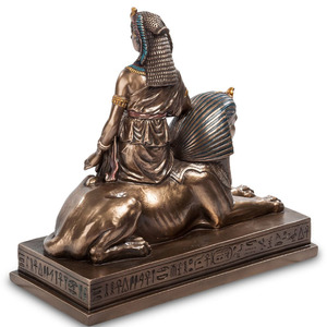 Estatua de Bronce Grande y Famosa de <span class=keywords><strong>Cleopatra</strong></span> Sentada sobre la Esfinge - Product Image 2