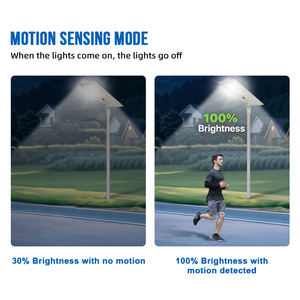 Vente flash : lampadaire solaire LED intégré tout-en-un, étanche IP65, en aluminium, pour extérieur, 100W, 200W, 300W, 500W, 800W - Product Image 3