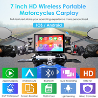 Carpuride W712D TPMS Étanche IP67 Carplay Moto Radio Moto Android OS Navigation GPS Écran CarPlay pour Moto
